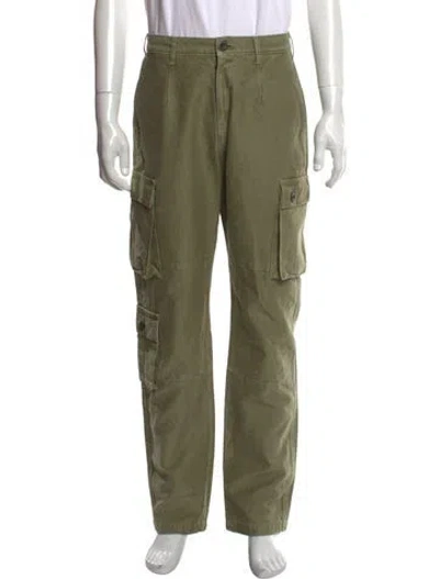 Pre-owned John Elliott Cargo Pants In Green