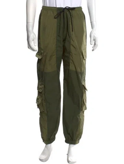 Pre-owned John Elliott Cargo Pants In Green