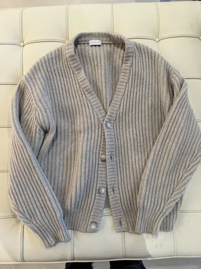 Pre-owned John Elliott Cashmere Cardigan In Sand