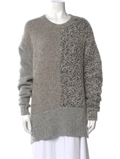 Pre-owned John Elliott Cashmere Crew Neck Sweater In Gray