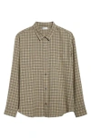 John Elliott Cloak Regular Fit Cotton Shirt In Prato Check