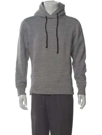 Pre-owned John Elliott + Co Crew Neck Long Sleeve Hoodie In Gray