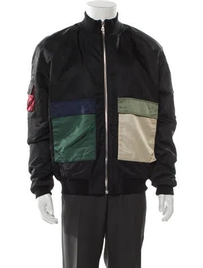 Pre-owned John Elliott Colorblock Pattern Windbreaker W/ Tags In Black