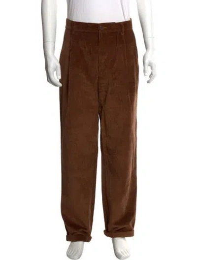 Pre-owned John Elliott Corduroy Pants In Brown