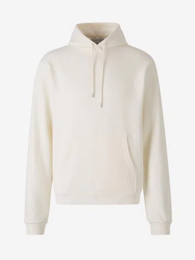 John Elliott Cotton Hooded Sweatshirt In Neutral