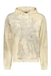 John Elliott Beach Tie-dyed Loopback Cotton-jersey Hoodie In Beige