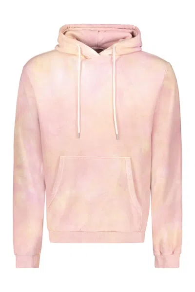 John Elliott Cotton Hoodie In Pink