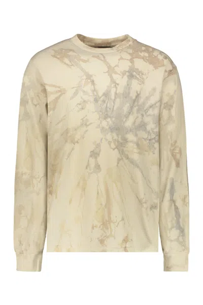 John Elliott Cotton T-shirt In Beige