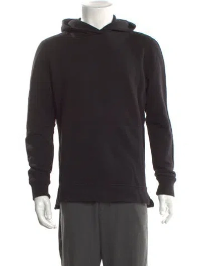 Pre-owned John Elliott Crew Neck Long Sleeve Hoodie In Black