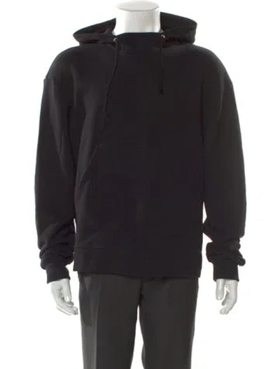 Pre-owned John Elliott Crew Neck Long Sleeve Hoodie In Black