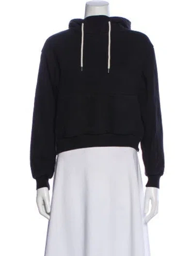 Pre-owned John Elliott Crew Neck Long Sleeve Hoodie In Black