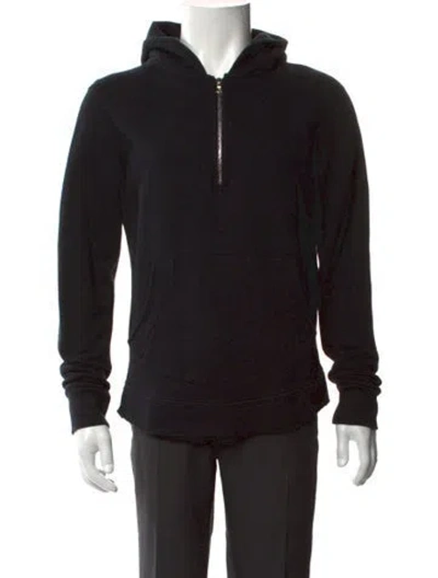 Pre-owned John Elliott Crew Neck Long Sleeve Hoodie In Black