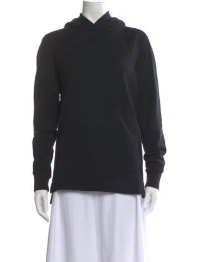 Pre-owned John Elliott Crew Neck Long Sleeve Hoodie In Black