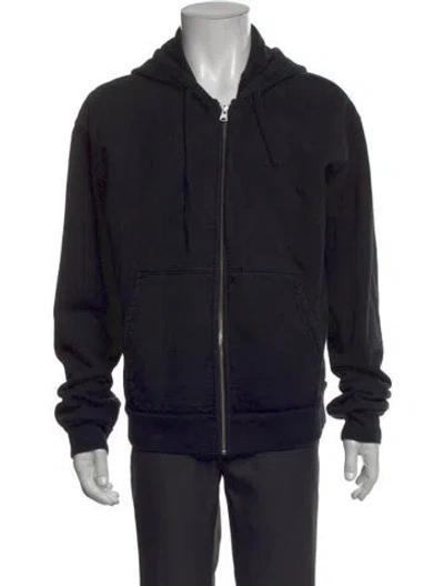 Pre-owned John Elliott Crew Neck Long Sleeve Hoodie In Black