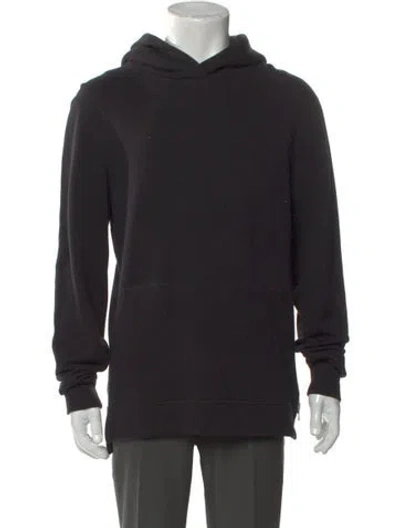 Pre-owned John Elliott Crew Neck Long Sleeve Hoodie In Black