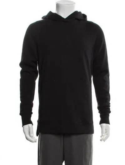 Pre-owned John Elliott Crew Neck Long Sleeve Hoodie In Black