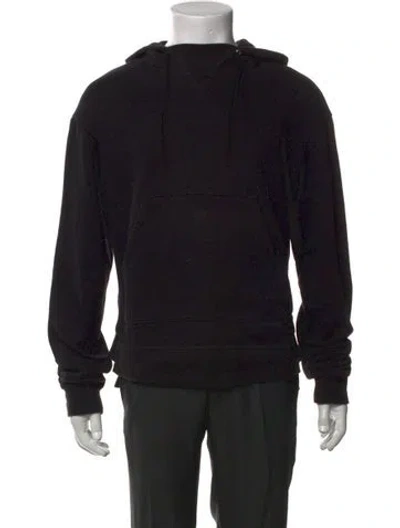 Pre-owned John Elliott Crew Neck Long Sleeve Hoodie In Black