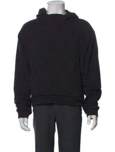 Pre-owned John Elliott Crew Neck Long Sleeve Hoodie In Black