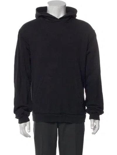 Pre-owned John Elliott Crew Neck Long Sleeve Hoodie In Black