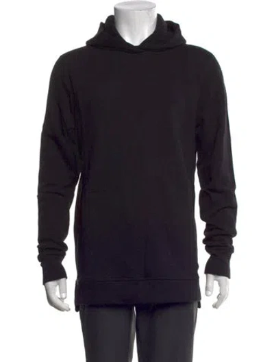 Pre-owned John Elliott Crew Neck Long Sleeve Hoodie In Black