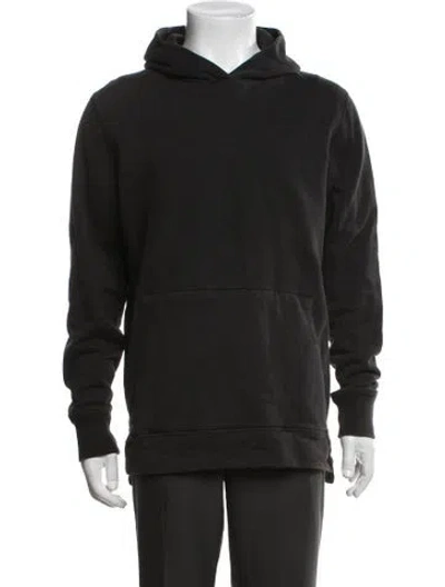 Pre-owned John Elliott Crew Neck Long Sleeve Hoodie In Black