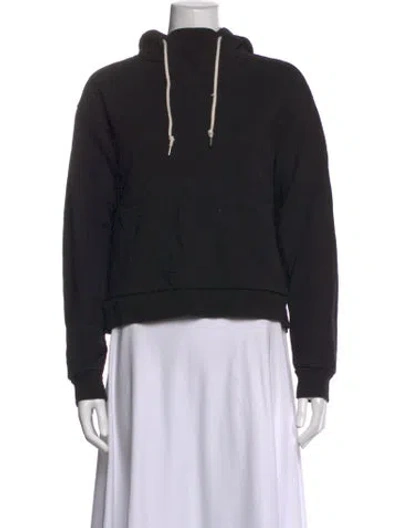 Pre-owned John Elliott Crew Neck Long Sleeve Hoodie In Black