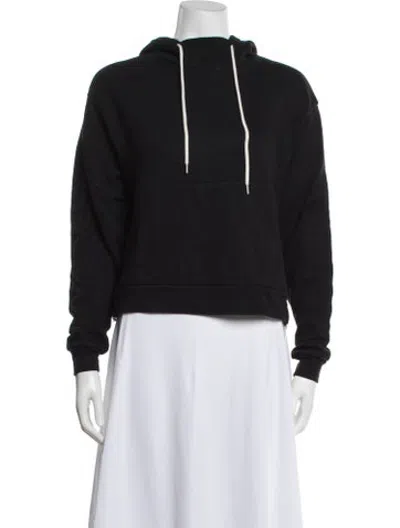 Pre-owned John Elliott Crew Neck Long Sleeve Hoodie In Black