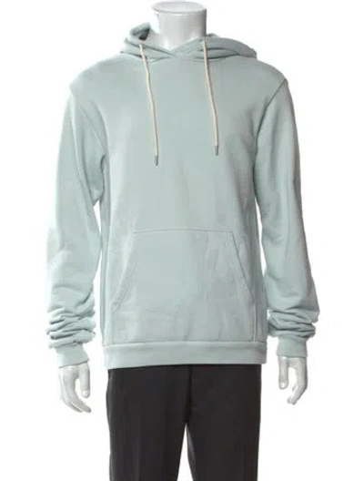 Pre-owned John Elliott Crew Neck Long Sleeve Hoodie In Blue