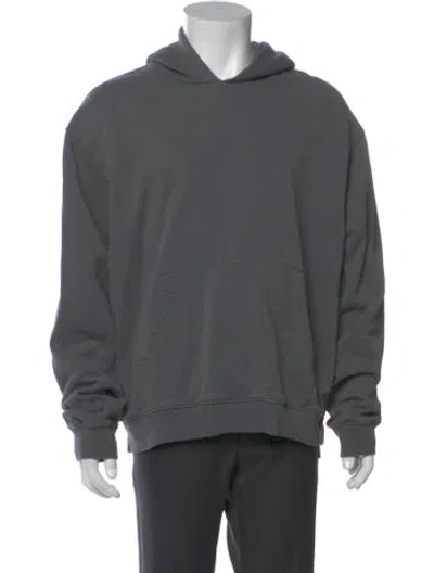 Pre-owned John Elliott Crew Neck Long Sleeve Hoodie In Gray
