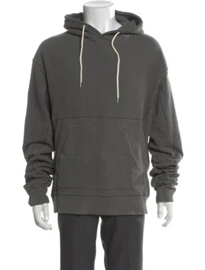 Pre-owned John Elliott Crew Neck Long Sleeve Hoodie In Gray