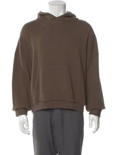 Pre-owned John Elliott Crew Neck Long Sleeve Hoodie In Gray