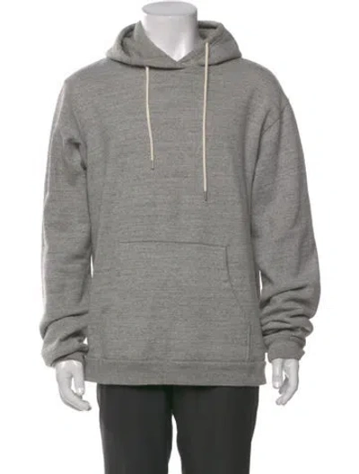 Pre-owned John Elliott Crew Neck Long Sleeve Hoodie In Gray