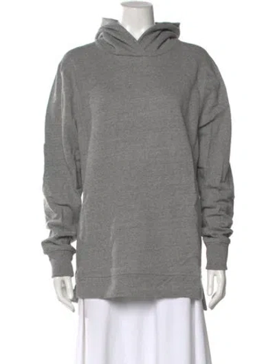 Pre-owned John Elliott Crew Neck Long Sleeve Hoodie In Gray