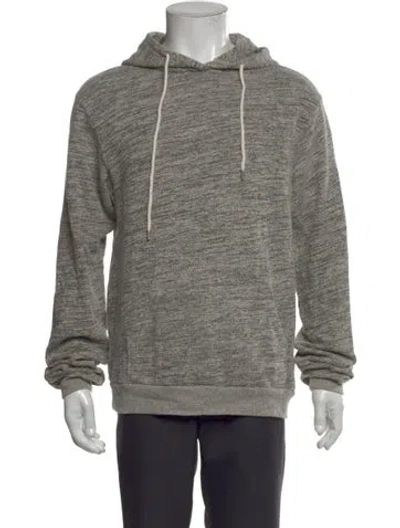 Pre-owned John Elliott Crew Neck Long Sleeve Hoodie In Gray
