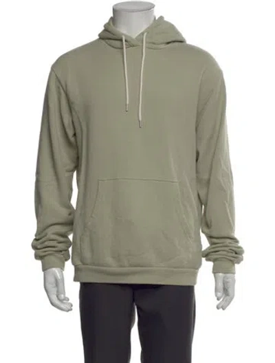 Pre-owned John Elliott Crew Neck Long Sleeve Hoodie In Green