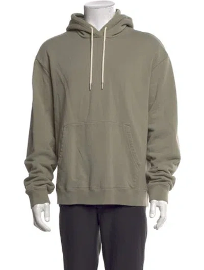 Pre-owned John Elliott Crew Neck Long Sleeve Hoodie In Green