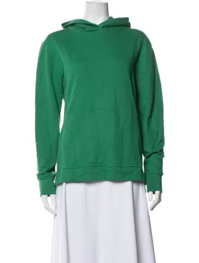 Pre-owned John Elliott Crew Neck Long Sleeve Hoodie In Green