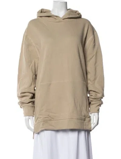 Pre-owned John Elliott Crew Neck Long Sleeve Hoodie In Green