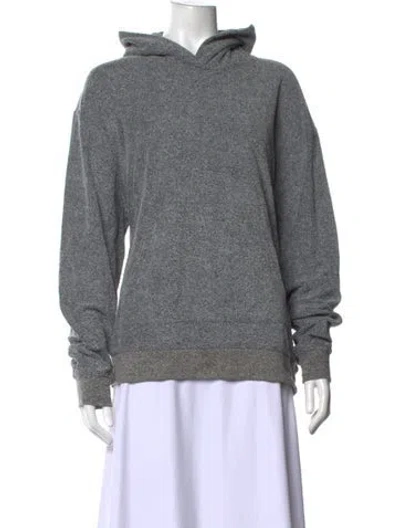 Pre-owned John Elliott Crew Neck Long Sleeve Hoodie In Grey