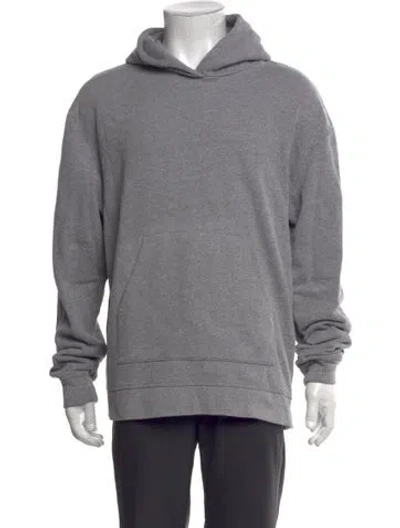 Pre-owned John Elliott Crew Neck Long Sleeve Hoodie In Grey