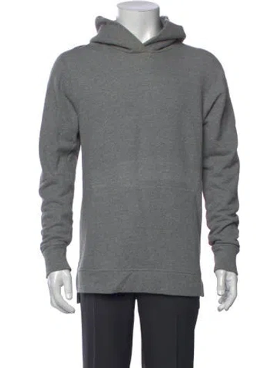 Pre-owned John Elliott Crew Neck Long Sleeve Hoodie In Grey