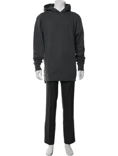 Pre-owned John Elliott Crew Neck Long Sleeve Hoodie In Grey