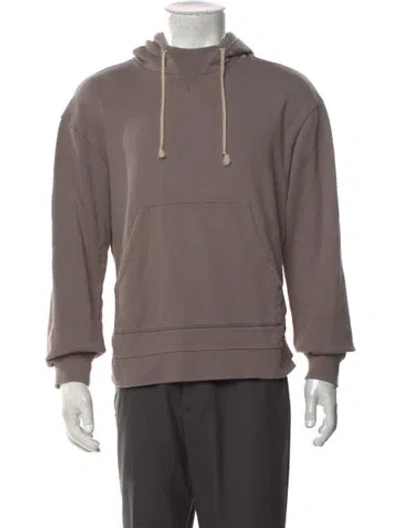 Pre-owned John Elliott Crew Neck Long Sleeve Hoodie In Grey