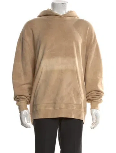 Pre-owned John Elliott Crew Neck Long Sleeve Hoodie In Neutrals