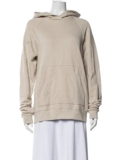 Pre-owned John Elliott Crew Neck Long Sleeve Hoodie In Neutrals