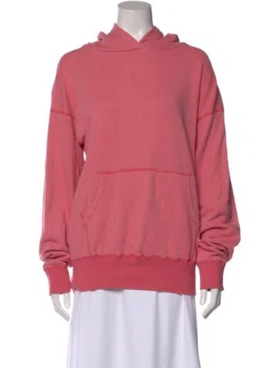 Pre-owned John Elliott Crew Neck Long Sleeve Hoodie In Pink