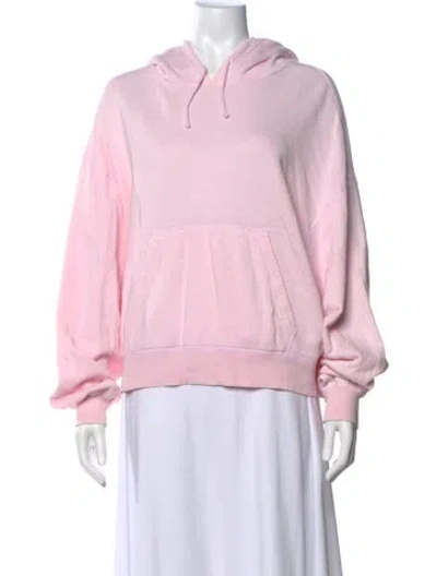 Pre-owned John Elliott Crew Neck Long Sleeve Hoodie In Pink