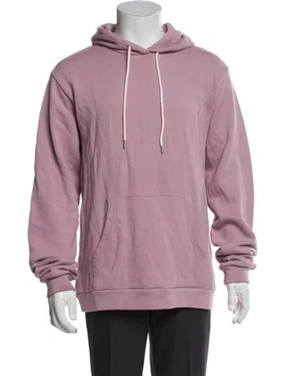 Pre-owned John Elliott Crew Neck Long Sleeve Hoodie In Purple