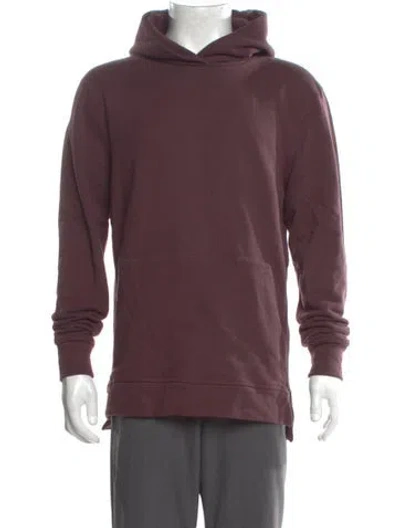 Pre-owned John Elliott Crew Neck Long Sleeve Hoodie In Purple