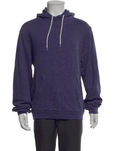 Pre-owned John Elliott Crew Neck Long Sleeve Hoodie In Purple